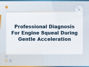 Engine Squeal During Gentle Acceleration: Professional Diagnosis and Switch Replacement Guide